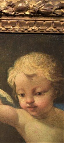 Antiquités - Vierge à l'Enfant et anges - École émilienne du "Correggio"